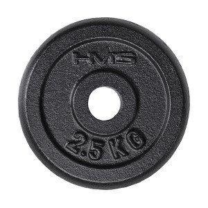 Čierny liatinový kotúč HMS 2,5 kg | Fitness Lifestyle