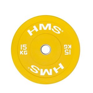 Farebný bumper kotúč HMS CBR 15 kg | Fitness Lifestyle