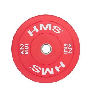 Farebný bumper kotúč HMS CBR 25 kg | Fitness Lifestyle