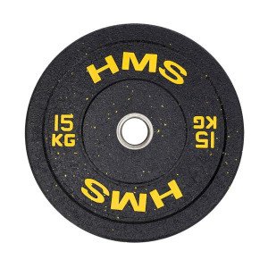 Olympijský bumper kotúč HMS HTBR 15 kg | Fitness Lifestyle