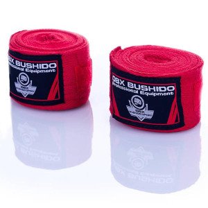 Boxerská omotávka DBX BUSHIDO červená | Fitness Lifestyle