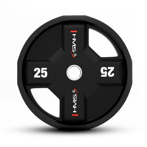 Olympijský polyuretánový kotúč HMS TPC25 25 kg | Fitness Lifestyle
