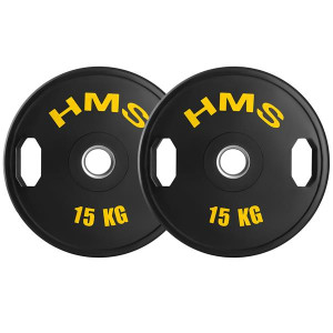 Sada pogumovaných olympijských diskov HMS TOG15 2 x 15 kg | Fitness Lifestyle