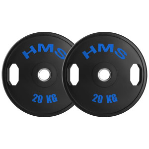 Sada pogumovaných olympijských diskov HMS TOG20 2 x 20 kg | Fitness Lifestyle