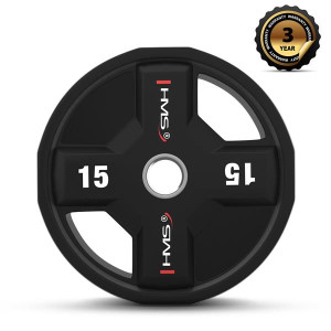 Olympijský polyuretánový kotúč HMS TPC15 15 kg | Fitness Lifestyle