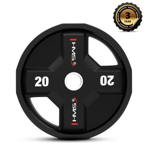 Olympijský polyuretánový kotúč HMS TPC20 20 kg | Fitness Lifestyle