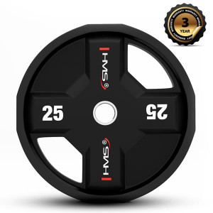 Olympijský polyuretánový kotúč HMS TPC25 25 kg | Fitness Lifestyle