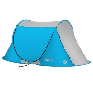 NILS CAMP Plážový stan NC3043 modrý