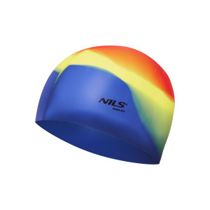 Silikónová čiapka NILS Aqua NQC Multicolor M04 | Fitness Lifestyle
