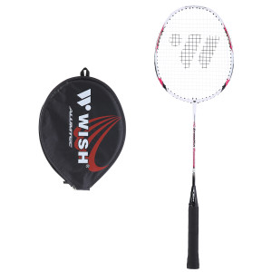 Bedmintonová raketa WISH Steeltec 9, červená | Fitness Lifestyle
