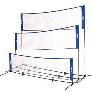 Skladací sieť pre badminton, tenis a volejbal NILS EXTREME NT7111 | Fitness Lifestyle