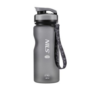 Tritánová fľaša na pitie NILS Camp NC1740 600 ml čierna | Fitness Lifestyle