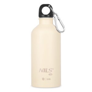 Nerezová turistická fľaša Nils Camp NC3801 Beige 500 ml | Fitness Lifestyle