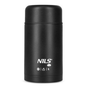 Thermos for Food Nils Camp NC3802 čierny 1000 ml | Fitness Lifestyle