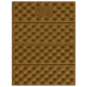 Skladacie penové sedadlo s reflexnou vrstvou nils camp nc17105 hnedá | Fitness Lifestyle