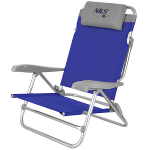 Skladacie kempingové stoličky Nils Camp NC3502 Gray/Blue | Fitness Lifestyle