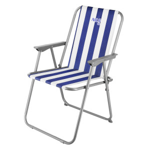 Skladacie kempingové stoličky Nils Camp NC3503 modrá/biela | Fitness Lifestyle