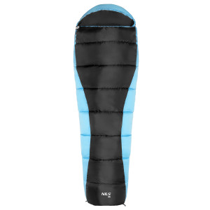 Spací vak NILS Camp NC2012, čierny / modrý | Fitness Lifestyle