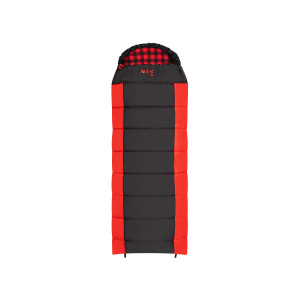 Spací vak NILS Camp NC2003 čierno-červený | Fitness Lifestyle