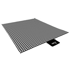 Piknik deka NILS CAMP NC2310 maxi, čierna | Fitness Lifestyle