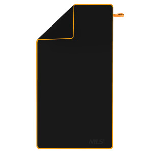 Uterák z mikrovlákna NILS NCR12 čierna/oranžová | Fitness Lifestyle