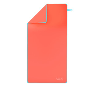 Uterák z mikrovlákna NILS Camp NCR11 koralový/zelenomodrý | Fitness Lifestyle