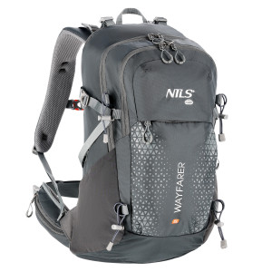 Turistický batoh NILS Camp NC1925 Wayfarer 35L sivý | Fitness Lifestyle