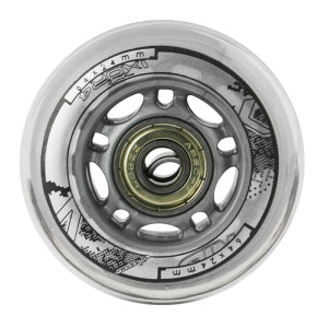 Zostava čírych PU koliesok 64x24 + ložiská ABEC7 NILS EXTREME | Fitness Lifestyle