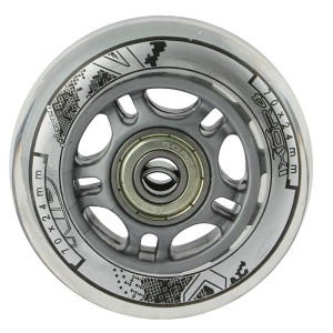 Zostava čírych PU koliesok 70x24 + ložiská ABEC7 NILS EXTREME | Fitness Lifestyle