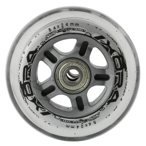 Zostava čírych PU koliesok 84x24 + ložiská ABEC7 NILS EXTREME | Fitness Lifestyle