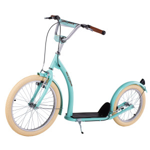 Kolobežka s pumpovanými kolesami NILS Extreme WH222 mentolová | Fitness Lifestyle