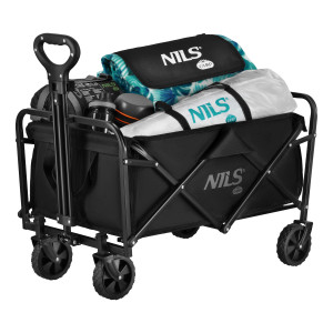 Skladací kempingový vozík NILS Camp NC4306 čierny | Fitness Lifestyle