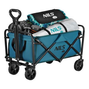 Skladací kempingový vozík NILS Camp NC4306 tyrkysový | Fitness Lifestyle
