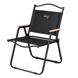 Skladacie kempingové kreslo NILS Camp NC4307 čierne | Fitness Lifestyle