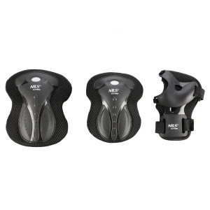 Súprava chráničov NILS Extreme H8334 čierna | Fitness Lifestyle