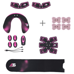 EMS posilňovač svalov HMS ABS Master PRO Multiset | Fitness Lifestyle