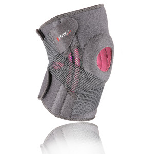 Bandáž na koleno HMS KO1505 grafitová | Fitness Lifestyle