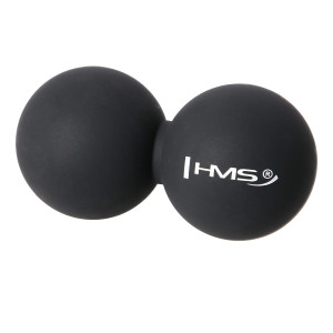 Dvojitá masážna lopta HMS BLC02 čierna - Lacrosse Ball | Fitness Lifestyle
