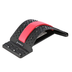 Podložka na preťahovanie a masáž chrbta HMS PRP02 červená | Fitness Lifestyle