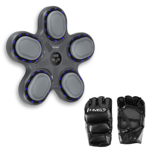 Elektronický boxer cieľ HMS TB11 s LED, Bluetooth a rukavicami (Hudobný boxovací stroj) | Fitness Lifestyle