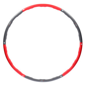 Hula hoop obruč HMS HHP002 červená, 100 cm | Fitness Lifestyle