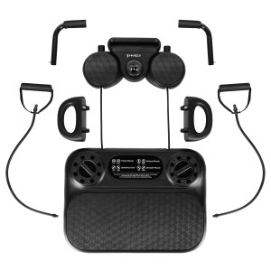 Multifunkčná tréningová doska na kliky a brušné svaly s expandérmi HMS DBP01 | Fitness Lifestyle