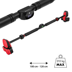 Lišta do dverí s pultom a vodováhou HMS DD501 | Fitness Lifestyle