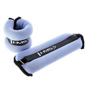 Záťaže HMS OB04, 2 x 1 kg, modré | Fitness Lifestyle