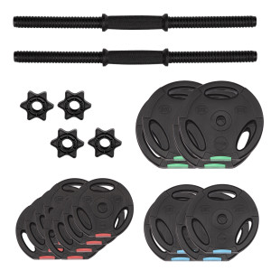 Jednoručné, nakladacie činky HMS SG40, 42 kg | Fitness Lifestyle