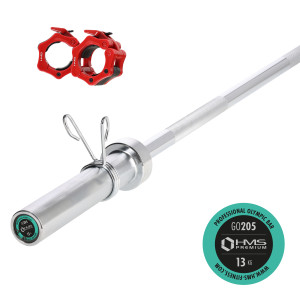 Olympijská os HMS Premium GO205 150 x 5 cm + ZG1000 | Fitness Lifestyle