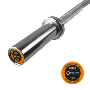 Olympijská os HMS Premium GO160 120 x 5 cm | Fitness Lifestyle