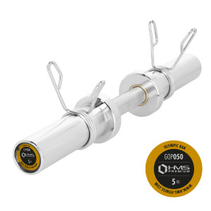 Jednoručná olympijská os HMS GOP050 5kg 50cm | Fitness Lifestyle