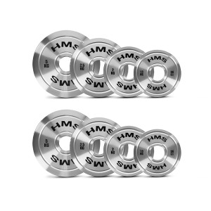 Sada oceľových olympijských diskov HMS TOS 2 x 1,5 - 5,0 kg (22 kg) | Fitness Lifestyle