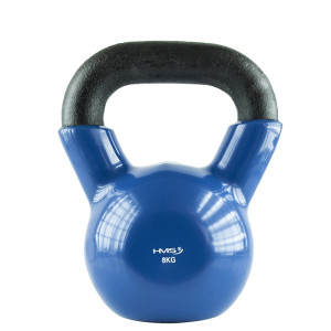 Kettlebell HMS KN 8kg potiahnutý vinylom | Fitness Lifestyle
